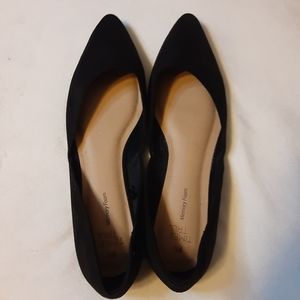 TIME and TRU black dress flats, 9.5